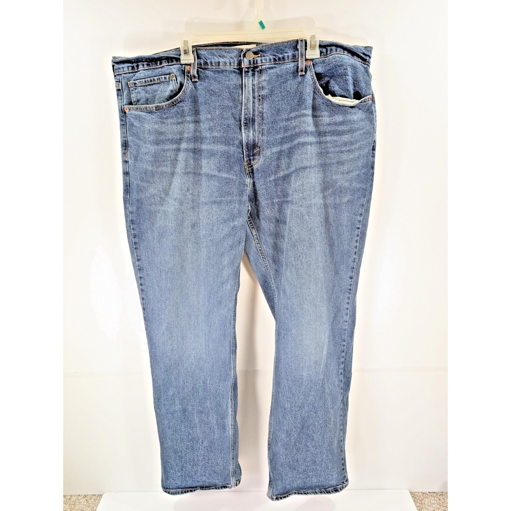 Levi Strauss Signature Jeans Mens 42x32 Blue Relaxed Fit Authentics Denim Casual